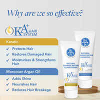 The Moms Co. Natural Damage Repair Shampoo | With Keratin & Moroccan Argan Oil | For Dry, Damaged hair 25 ml