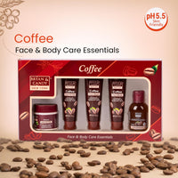 Bryan & Candy Coffee Bath Kit Women's Day Gift Set For Women & Men | Choco Body Butter, Face Wash, Face Scrub, Face Mask, Bath & Shower Gel | Vegan, pH 5.5, SLS & Paraben-Free |