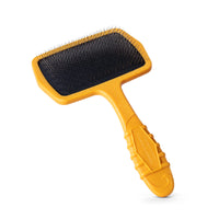 Burt’s Bees for Pets Large Slicker Brush for Dogs with Thick or Curly Hair with Handle Made from Recycled Plastics Collected from Coastal Communities | De-Shedding Dog Brush Removes Knots and Matting Plastic Slicker Brush 9 Inch