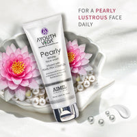 Ayouthveda Pearly White Face Wash 100 ML | Best Skin Whitening face Wash for Women and Men | Enriched With Antioxidants & Vitamin C| Suitable For Normal & Oily Skin (Pack Of 1; 100ml)