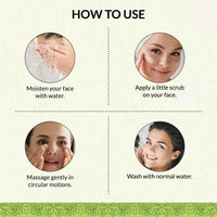 INDUS VALLEY Ultra Rich Replenishing Shea Butter Fruit Face Scrub - (50ml)