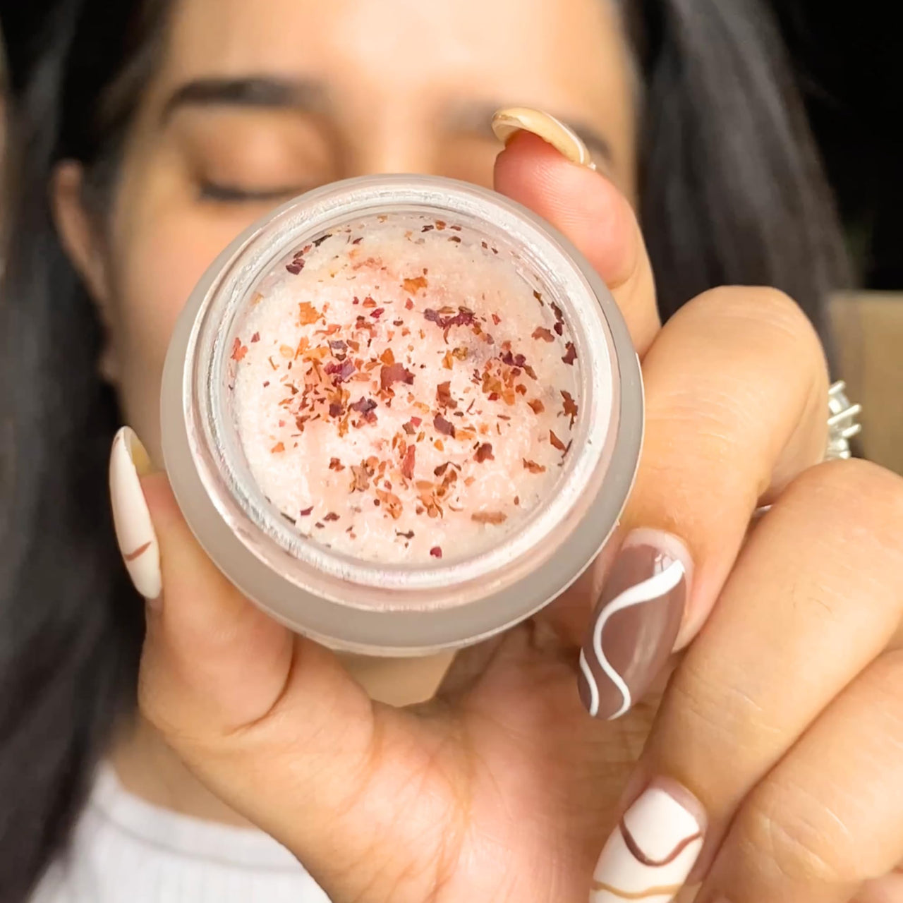 Noor Skincare Rose Lip Scrub for Dark Lips, Bright and Smoky Removal, Exfoliator for Women/Men (15g)