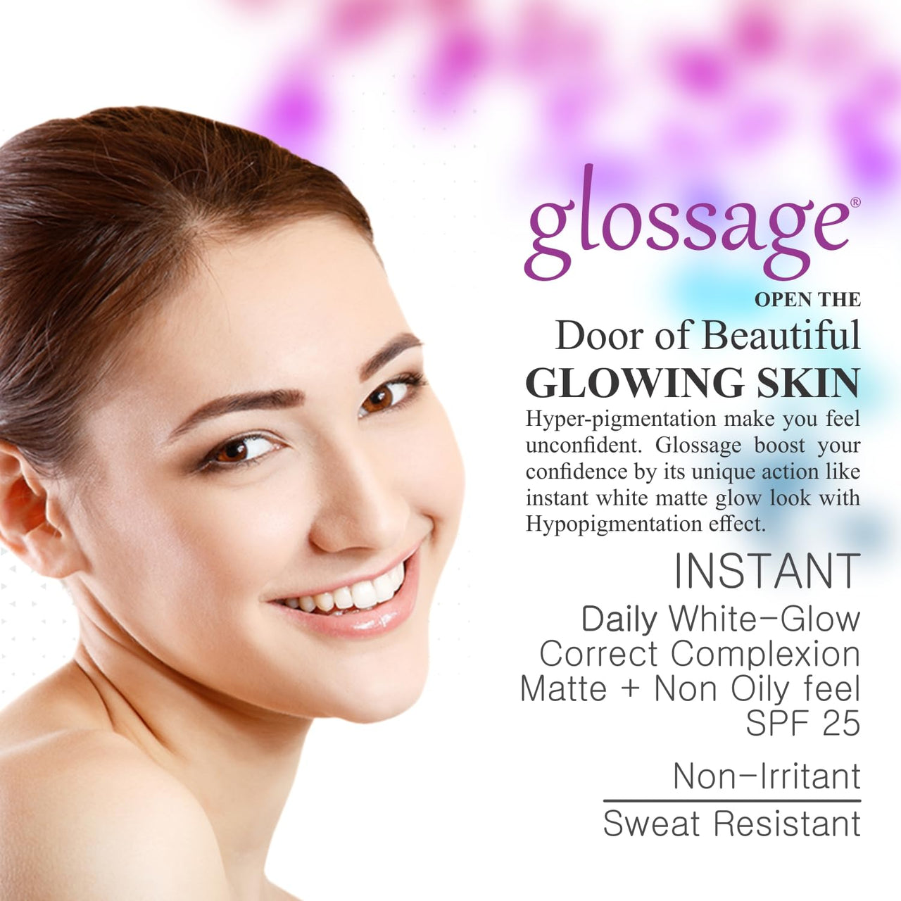 Vegetal Glossage Anti pigmentation premium complexion cream -25g.