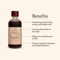 Old School Rituals Handmade by Grandmas Baby Hair Oil | Natural Hair Oil for Kids | Promotes Long, Strong & Healthy Hair Growth | 100 ml