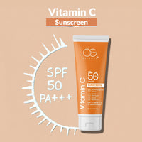 OG BEAUTY SCIENCE SPF 50 PA+++ Sunscreen with Vitamin C & Liquorice Extract - Dermatologically Tested - Broad Spectrum (20 ml)