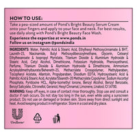 Pond's Bright Beauty Anti-Spot Serum Cream with Niacinamide and SPF 15 PA++, Fades Dark Spots and Reveals Bright Skin, 50g