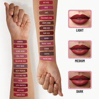 Swiss Beauty Ultra Smooth Matte Lip Liquid Lipstick, Smooth Lip Color, Weightless Finish, Silky Matte Finish, Shade- Passionate Red, 6ml