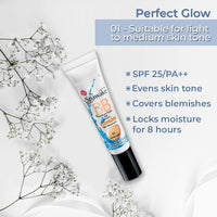 Spawake Face Serum Whitening Triple Care with Vitamin C for Smooth and Bright Skin 45ml + Moisture Fresh BB Cream #01 15ml, Combo Pack