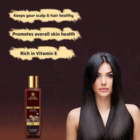 Khadi Organique Cold Pressed Castor Oil for Healthy Hair, Skin & Nails | Natural Oil for Hair Growth, Skin Care, Moisturizing Dry Skin, Nails, Eyelashes | Pure & Virgin Grade Castor Oil - 200ml