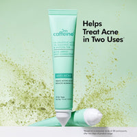 mCaffeine 1% Salicylic Acid Acne Arrest Spot Corrector with 1% Succinic Acid & Matcha Tea | Anti Acne Gel for Active Acne & Acne Scars | Reduces Acne Size & Redness | Soothing & Non-Drying for both Women and Men - 15 ml