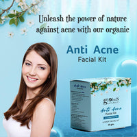 Globus Naturals Facial Kit Combo-Oil Control Anti Acne & Deep Cleansing Charcoal Men Facial Kit, For All Skin Types