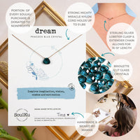 SoulKu Soul Shine Handmade Necklace, Empowering Jewelry With Healing Crystal, Inspirational Jewelry For Women, Mom & Sister, 2