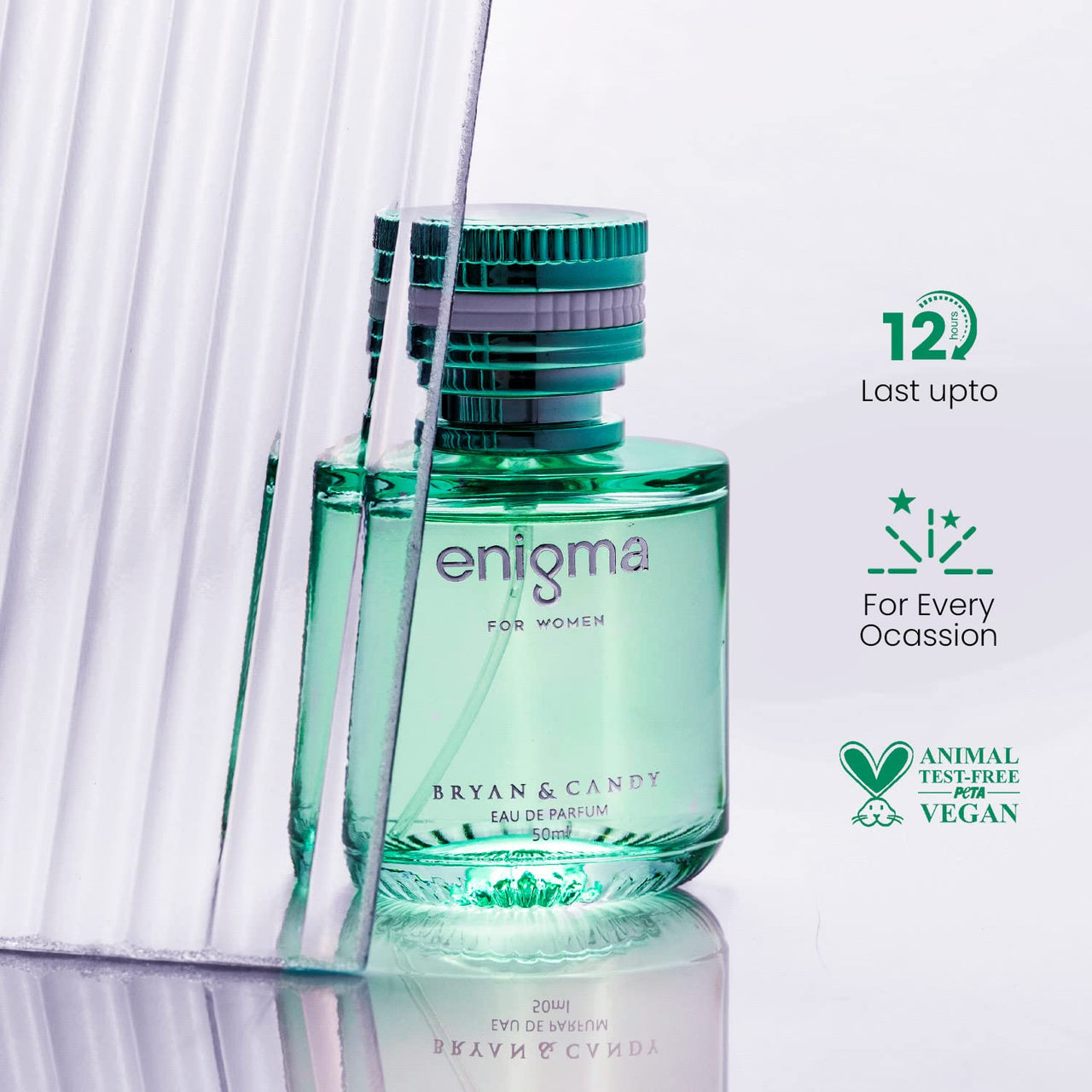 Bryan & Candy Enigma Long-Lasting, Lingering & Enchanting Women's Fragrance , Notes of Magnolia and Violets