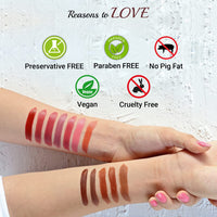 Iba Long Stay Matte Lipstick for Women- M02 Mocha Shot, 4g | Creamy Matte Finish & Smooth Texture| Long-Lasting | Hydrated Lips | Enriched with Vitamin E| Intense Colour & Highly Pigmented | Lip Makeup