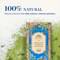 Kama Ayurveda Organic Indigo Powder, 100g & Nalpamaradi Thailam Skin Brightening Treatment- 50 ml