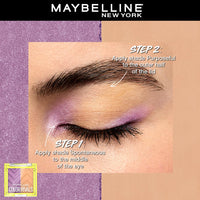 Maybelline New York Color Rivals Pigmented Eyeshadow Palette - Spontaneous x Purposeful, Long-lasting Shimmer & Matte Eyeshadow. Color Rivals Eyeshadow Palette is Waterproof & Sweatproof | 3g