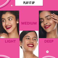 SUGAR POP Matte Lipcolour | Lasts Upto 8 hrs l Red Lipstick for Women l Vitamin E Infused | Non-Drying, Smudge Proof, Long Lasting | 1.6ml - 07 Wine (Berry Red)