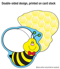 Carson Dellosa Bumble Bee Cutouts for Bulletin Boards, Bee Bulletin Board Cutouts, Elementary Honey Bee Classroom Cutouts, Spring Classroom Decor (36 pc) Bees
