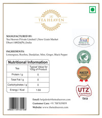 The Tea Heaven | Tea Gift - Detox Herbal Tea(Wellness Tea)| Tea Gift Pack- Anti-toxicant-100% Organic Ingredients- 50 Grams(25 Cups)