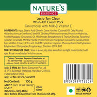 Nature's Essence Lacto Tan Clear, 100 g (Pack of 2)
