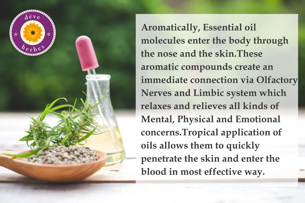 Deve Herbes AURA INCREASE - Aromatherapy Essential Oil Blend of Frankincense, Ylang Ylang, Geranium, Sandalwood & Lavender Essential Oils 10ml