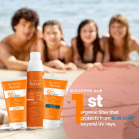 Avene Sunscreen SPF50+ Fluid 50 ml l I UVA, UVB and Blue Light Protection I Very High Protection I Water Resistant, No White Cast I Fast Absorption I Lightweight I Fragrance Free I Noncomedogenic