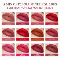 Just Herbs Ultra Matte Bullet Lipstick 4 g & Just Herbs Ultra Matte Bullet Lipstick 4 g & Just Herbs Ultra Matte Bullet Lipstick 4 g (Dreamy Rose)