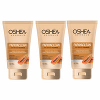 Oshea Herbals Papayaclean Anti Blemishes Gel Face Wash for Women & Men | Hydrating Face Wash for All Skin Types | Lightens Blemishes & Brightens Skin with Papaya Extracts & Vitamin E - 150gm (Pack of 3)