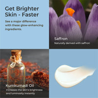 Auravedic Kumkumadi serum Sunscreen SPF 50 for oily skin,dry and combination skin Kumkumadi tailam face serum for glowing skin Brightening Serum for pigmentation and dark spot with kumkumadi oil