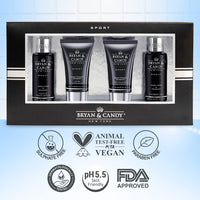 Bryan & Candy Complete Face & Body Care Kit | Gift Set For Men | 100% Vegan | Skin-Friendly pH 5.5 for All Skin Types,SLS & Paraben Free (LEMON & THYME KIT)