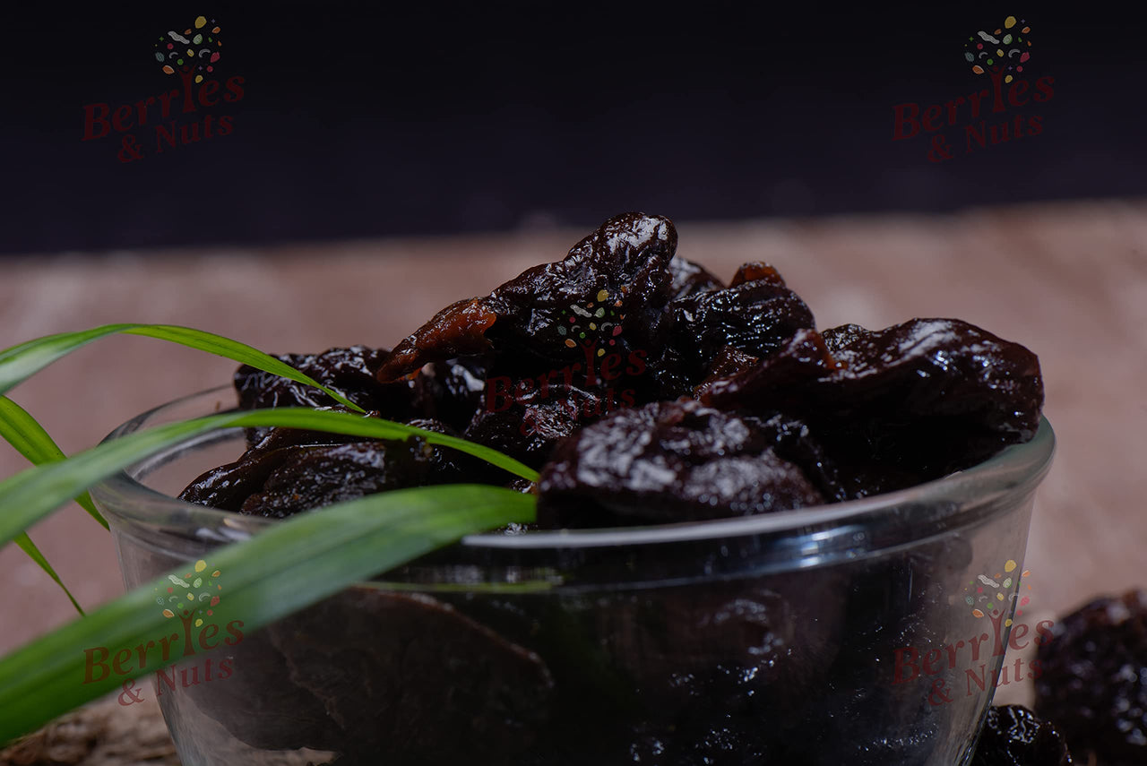Berries And Nuts Dried Prunes-1 Kg|Rich In Fiber,Antioxidants,No Added Sugar|Pitted Prunes|California Prunes|Dried Plums