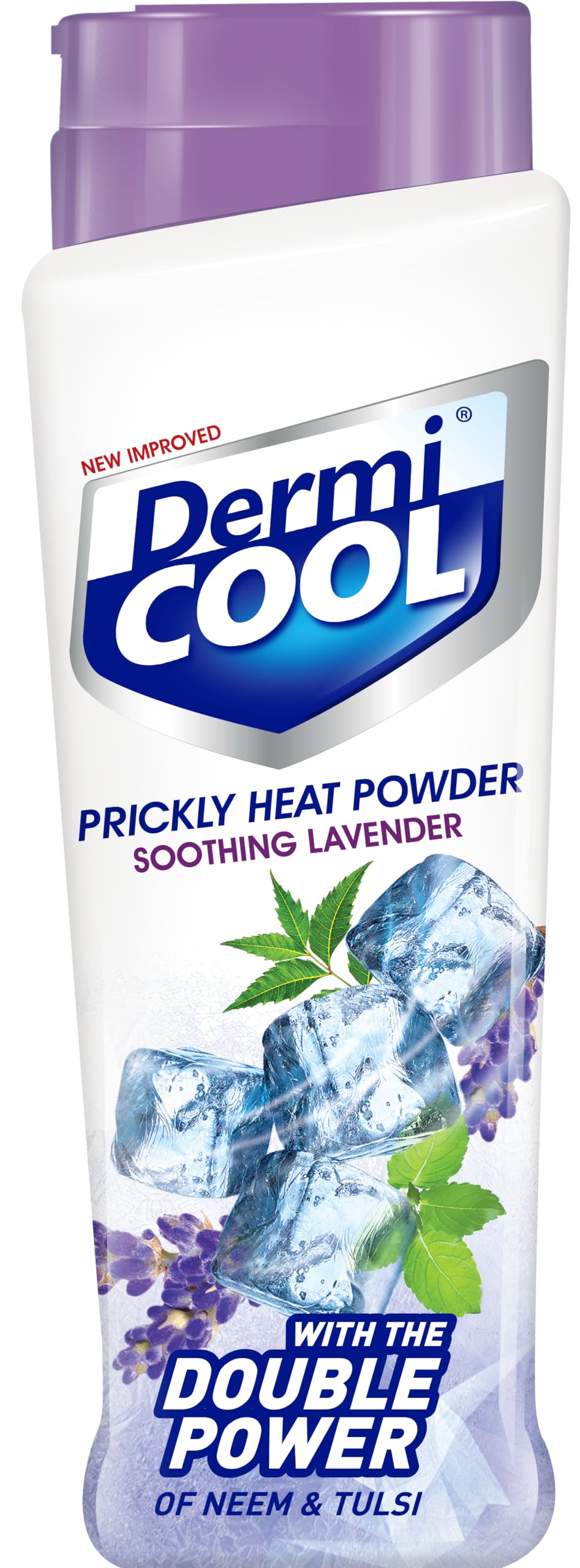 Dermicool Unisex,Adults,Kids Prickly Heat Powder Soothing Lavender, 400G