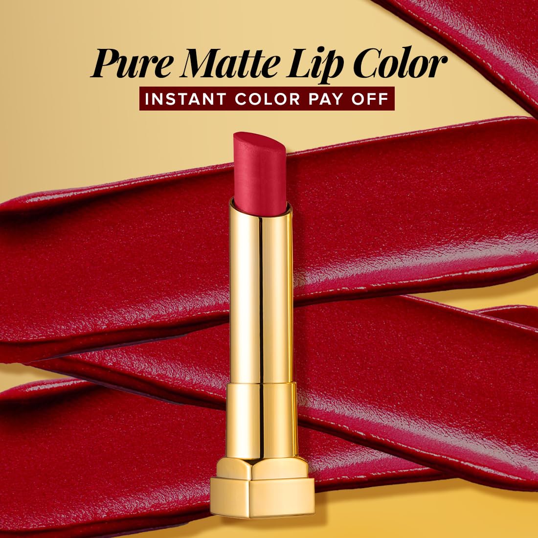 Coloressence Pure Matte Lipstick | 9 Hours Stay | Waterproof & Highly Pigmented | One Swipe Application - Fresh Brew, 3.3Gm