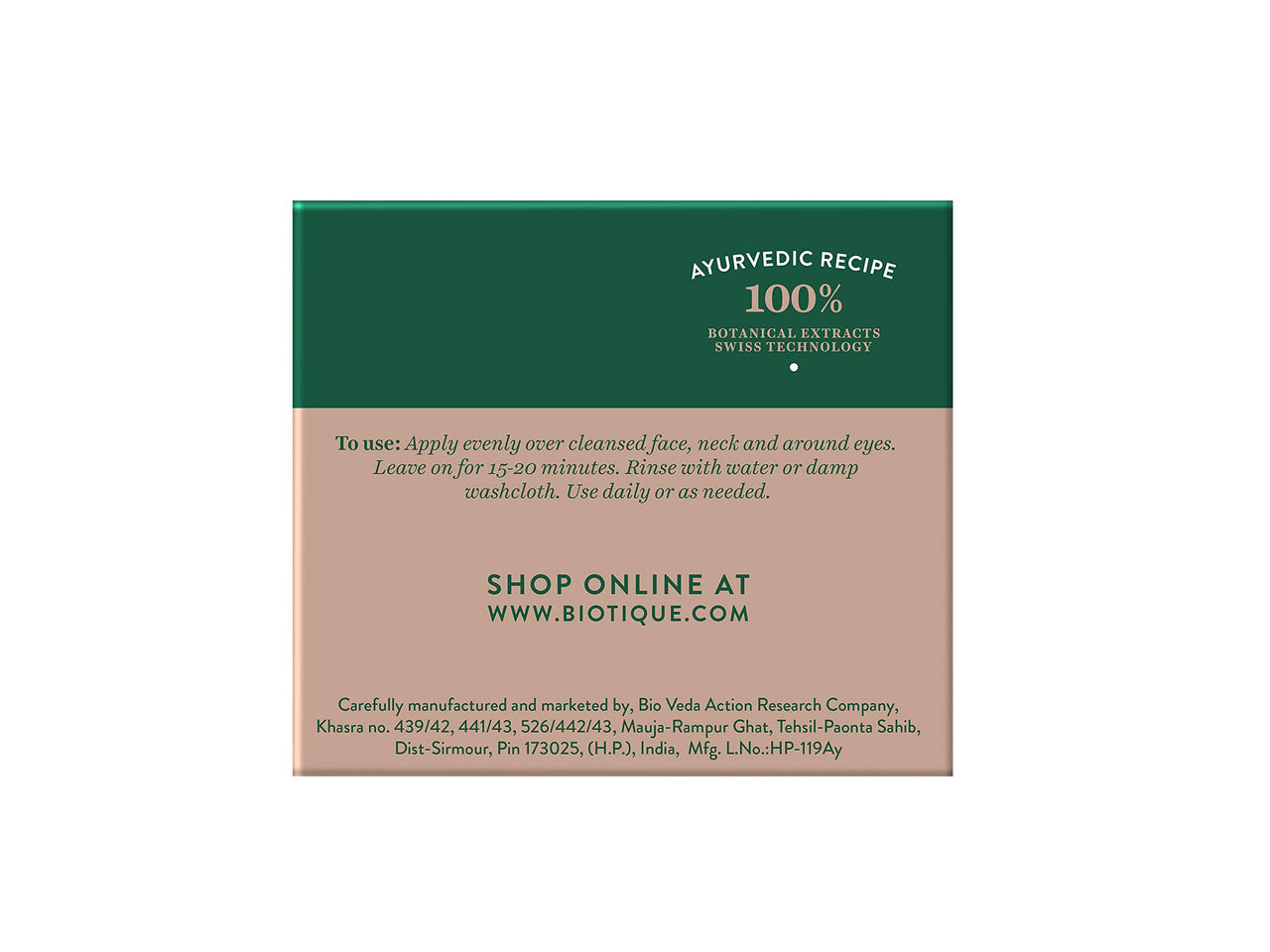 Biotique Therapeutic Oil, 200ml With Biotique Milk Protein Face Pack, 50g