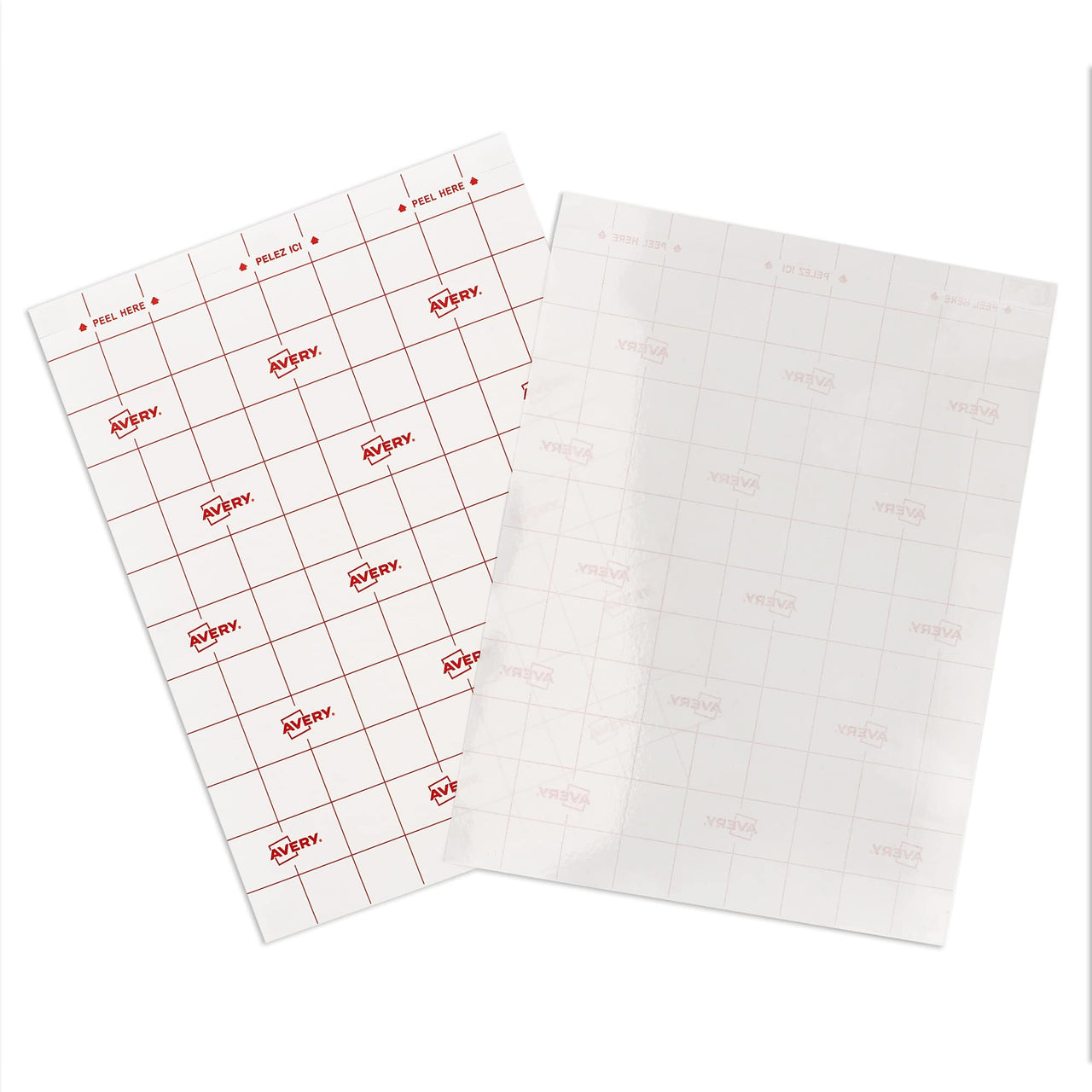 Avery Clear Laminating Sheets, 9" x 12", Permanent Self-Adhesive, 2 Sheets (73602) Regular