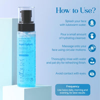 Uniqura Hyaluronic Acid Face Cleanser for Dry skin With Alpha Arbutin , Vitamin B5 & Birch Sap Juice | Daily Face Wash for Cleanses & Brightens Skin , Reduces Dark Spot | Hydrating Face Wash for Men & Women | All Skin Type Cleanser | 100 Ml