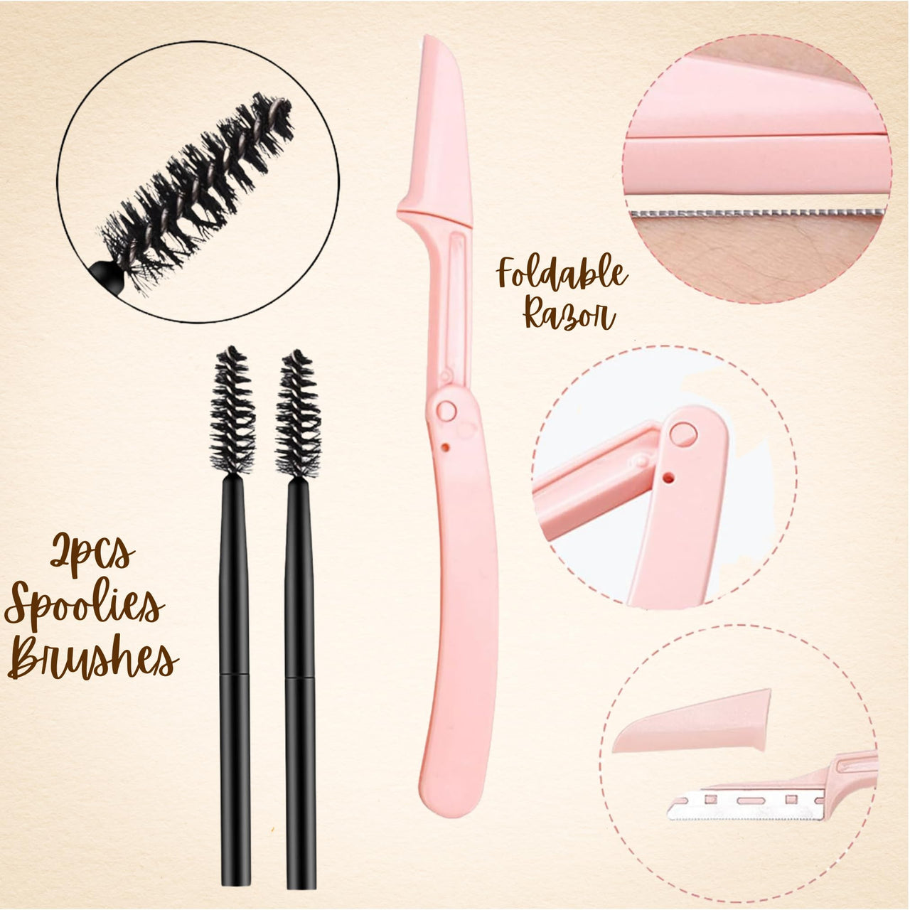 HUDA GIRL Professional 2 in 1 Black & Dark Brown Hair Cover Up Powder & Grey Hair Coverage Touch Up Stick, Instant Hairline Powder Root touch up Solution, Cover Up Hair Powder for Women & Men