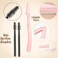 HUDA GIRL Professional 2 in 1 Black & Dark Brown Hair Cover Up Powder & Grey Hair Coverage Touch Up Stick, Instant Hairline Powder Root touch up Solution, Cover Up Hair Powder for Women & Men