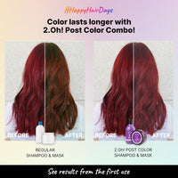 2.Oh! Italian Post Color Combo with Color Protect Complex | Colour Protect Shampoo + Hair Mask for Coloured Hair | Daily Use Shampoo and Mask with pH 4.5 | Ideal for Color Treated Hair | Women and Men