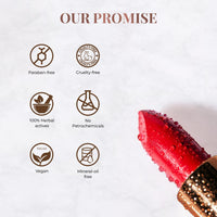Just Herbs Ultra Matte Bullet Lipstick Nourishing Non Drying and Long Stay Lipsticks for Women 4 g (Majestic Maroon)
