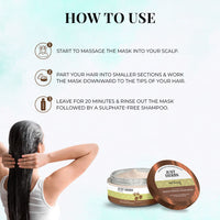 Just Herbs Ayurvedic Shirolepam Hair & Scalp Treatment Mask Cream For Hair Growth, Hairfall & Damaged Hair- Paraben & Silicon Free Hair Mask For Men & Women 200g