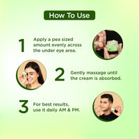 Bella Vita Organic EyeLift Hydrating Natural Under Eye Cream Gel for Dark Circles, Puffy Eyes, Wrinkles & Removal of Fine Lines for Women & Men, 20 gm