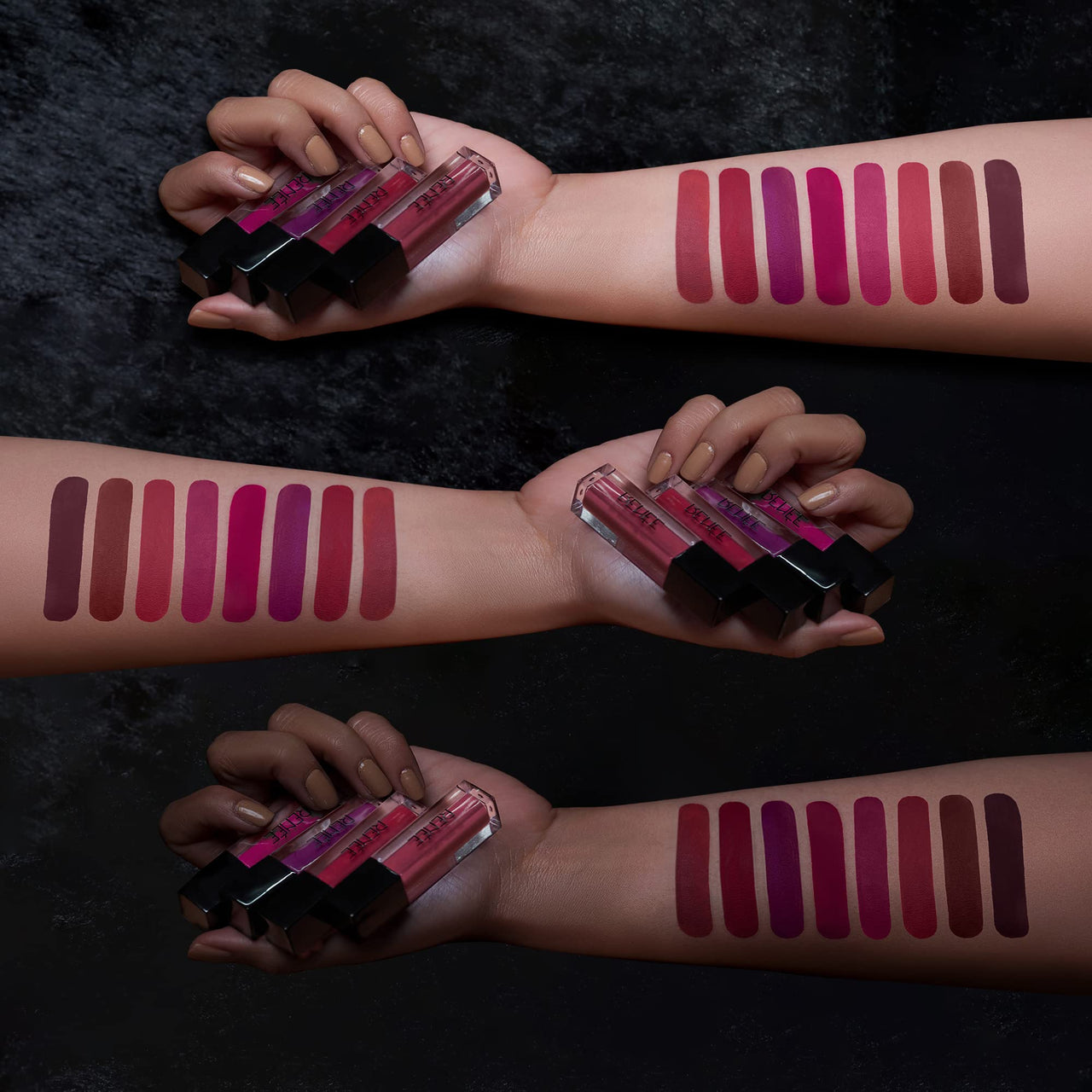 RENEE Stay With Me Mini Matte Lip Color, Long Lasting, Non Transfer, Water & Smudge Proof, Light Weight Liquid Lipstick, Desire for Brown 2ml
