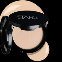 Star Cosmetics Photo Fix Matte Finish 2 In 1 Powder Foundation Personal & Professional Long Lasting Water Proof Highly Pigmented Full Coverage Face Make Up Foundation For All Skin Types (Vanilla) 9g
