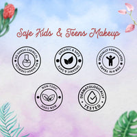 Whimsy Safe, Organic, Water Washable Pop Eyeliner for Girls|Matte Finish Liquid Eye Liner for Girls|Long Lasting Eye Makeup|Safe Eye Makeup for Kids|Smudge-proof|Quick Drying Eyeliner (Purple)