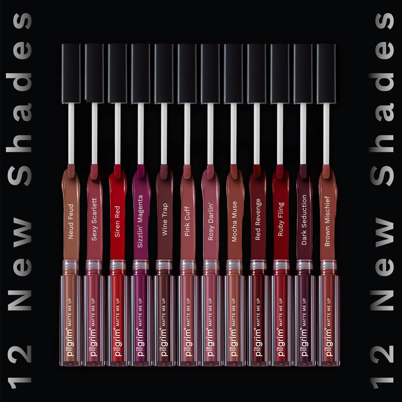 Pilgrim Liquid Matte Lipstick - Pink Cuff | Lipstick for Women with Hyaluronic Acid & Spanish Squalane | Transferproof, Long Lasting & Non Drying with Hydrating Ingredients 3gms