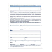 Adams Applications for Employment, 8.5 x 11 Inch, 3-Hole Punched, 50-Sheets/Pack, 2-Pack, White (9661)