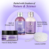 Bryan & Candy Lavender Bodycare Heart Collection | Women's Day Gift Set For Women| 100% Vegan,Ph5.5 Skin Friendly