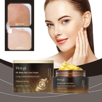 HOYGI Hydrating Face & Body Cream, 50g/1.76oz - with Hyaluronic Acid, Tea Tree Oil, Vitamin E & Honey - Nourishing, Anti-Wrinkle, for All Skin Types - Brightens Complexion, Cream for Face