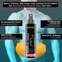 MAN CODE Mancode Hair Removal Spray - 100 Ml For Men | Painless Body Hair Removal Spray For Chest, Back, Legs & Under Arms | Itch & Irritation Free | Hair Removal Wax | Intimate Hygeine From Sweat